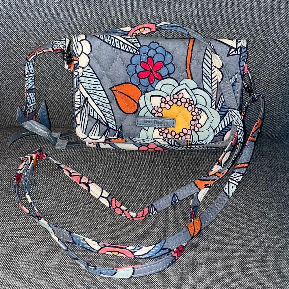 Grey Vera Bradley Crossbody